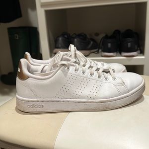 White adidas sneakers